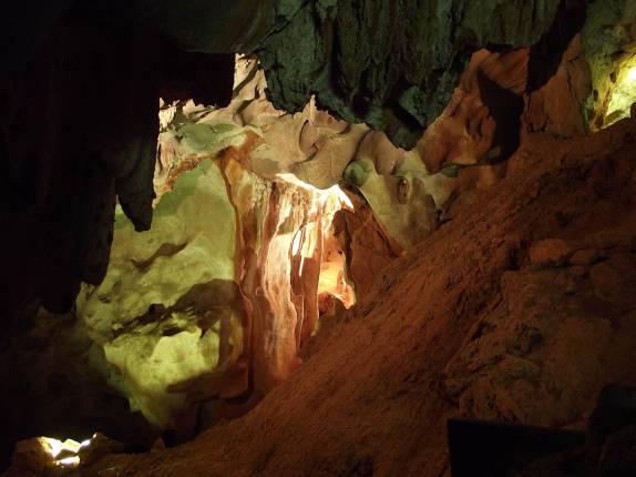 Formações da caverna do Parque Nacional de Ubajara - CE (foto de America Sin Fronteras)